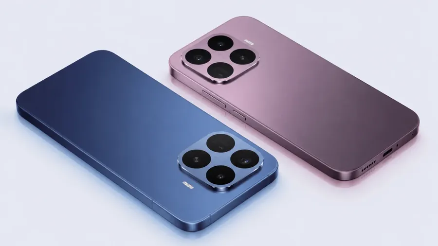 Xiaomi 17T and Xiaomi 17T Pro series render showing blue and pink smartphones with Leica-branded quad-camera design