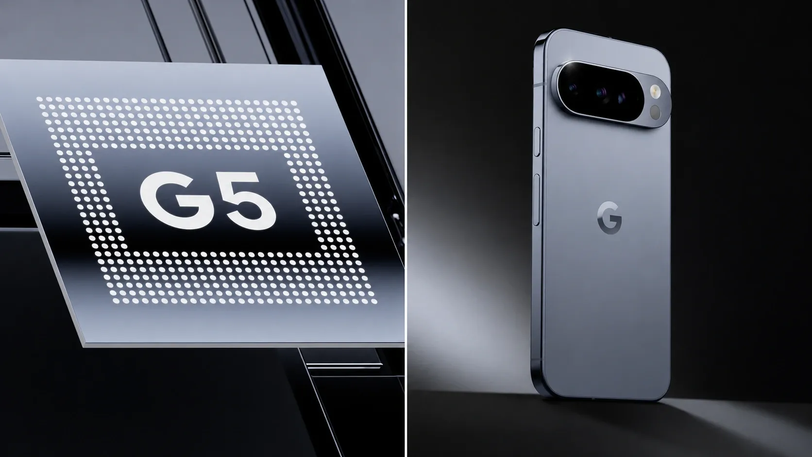 Google Pixel smartphone displaying the Android home screen, highlighting Tensor-powered software optimization, smooth animations, and responsive everyday performance.