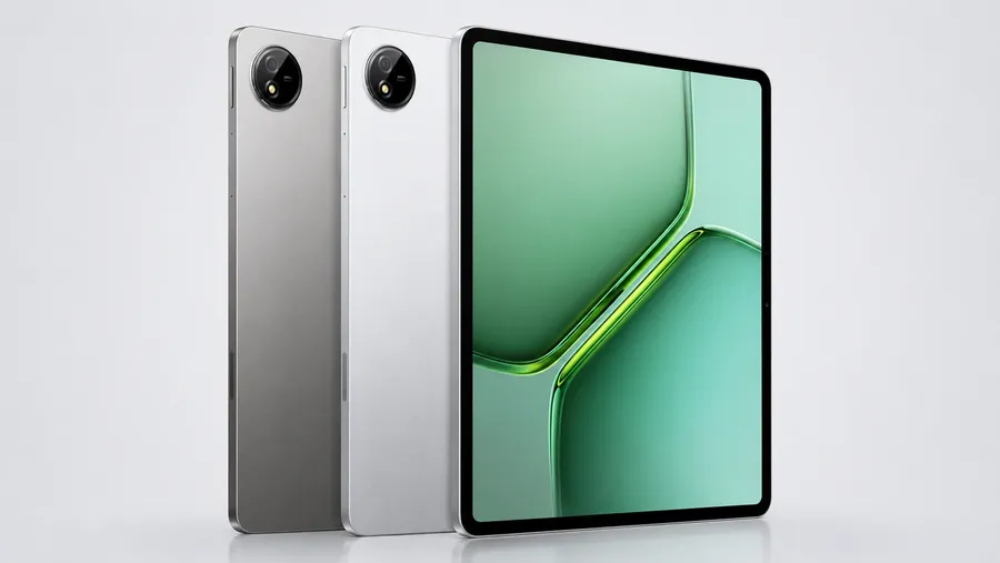 iQOO Pad 5c tablet in Silver Wing featuring a 12.1-inch 2.8K 144Hz display powered by Snapdragon 8s Gen 3